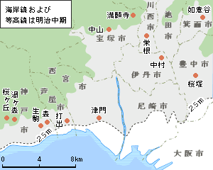 銅鐸の出土地