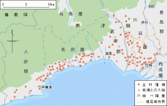 青山氏時代の西摂尼崎藩領村々